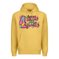 Antique Gold little miss 4th grade Premium Hoodie - Zillion Design Studio