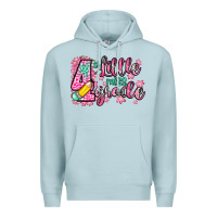 Blue Mist little miss 4th grade Premium Hoodie - Zillion Design Studio
