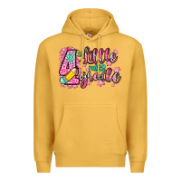 Mustard little miss 4th grade Premium Hoodie - Zillion Design Studio