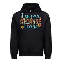 Black i swear because i care Urban Hoodie - Zillion Design Studio