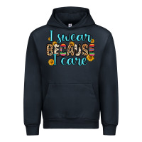 Navy i swear because i care Urban Hoodie - Zillion Design Studio
