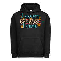 Pigment Black i swear because i care Urban Hoodie - Zillion Design Studio