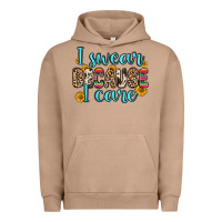 Pigment Burro i swear because i care Urban Hoodie - Zillion Design Studio