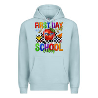 Blue Mist first day of school vibes Premium Hoodie - texasbilliewilder