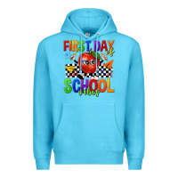 Ocean Blue first day of school vibes Premium Hoodie - texasbilliewilder
