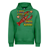 Emerald mardi gras i just want to be loved bayou crawfish Urban Hoodie - RanaPortraitStore