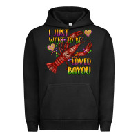 Pigment Black mardi gras i just want to be loved bayou crawfish Urban Hoodie - RanaPortraitStore