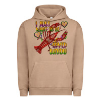 Pigment Burro mardi gras i just want to be loved bayou crawfish Urban Hoodie - RanaPortraitStore