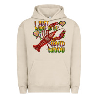 Pigment French Oak mardi gras i just want to be loved bayou crawfish Urban Hoodie - RanaPortraitStore