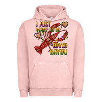 Mardi Gras I Just Want To Be Loved Bayou Crawfish Urban Hoodie | Teevron