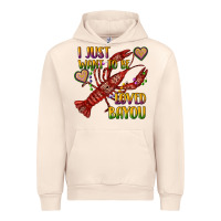 Sandshell mardi gras i just want to be loved bayou crawfish Urban Hoodie - RanaPortraitStore