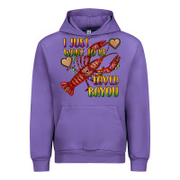 Tulip mardi gras i just want to be loved bayou crawfish Urban Hoodie - RanaPortraitStore