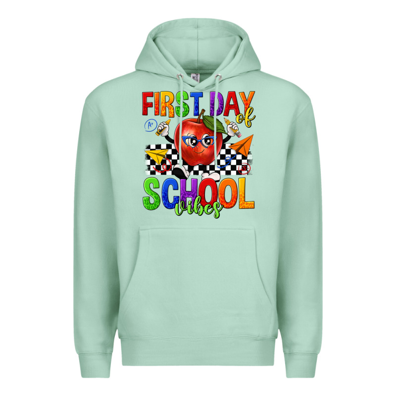 First Day Of School Vibes Premium Hoodie by texasbilliewilder | Teevron