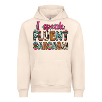 Sandshell i speak fluent sarcasm Urban Hoodie - Zillion Design Studio