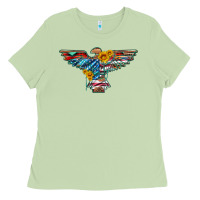 Matcha thunderbird with usa flag and sunflowers Ladies Tee - Artiststas