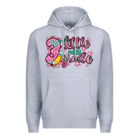 Heather Grey little miss 3rd grade Premium Hoodie - Zillion Design Studio