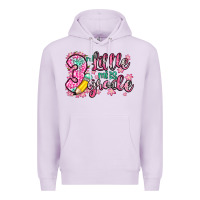 Lilac little miss 3rd grade Premium Hoodie - Zillion Design Studio