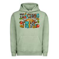 Pigment Oil Green teaching my Urban Hoodie - texasbilliewilder