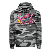 Slate Camo little miss 2nd grade Premium Hoodie - Zillion Design Studio