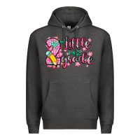 Charcoal Heather little miss 2nd grade Premium Hoodie - Zillion Design Studio