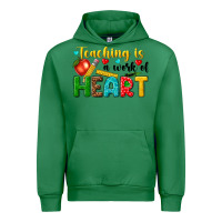 Emerald teaching is a work of heart tbw Urban Hoodie - texasbilliewilder