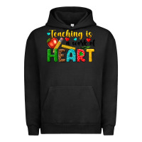 Pigment Black teaching is a work of heart tbw Urban Hoodie - texasbilliewilder
