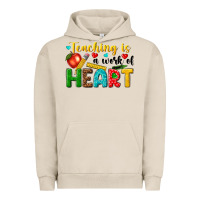 Pigment French Oak teaching is a work of heart tbw Urban Hoodie - texasbilliewilder