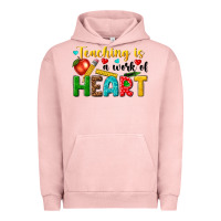 Pigment Salmon teaching is a work of heart tbw Urban Hoodie - texasbilliewilder