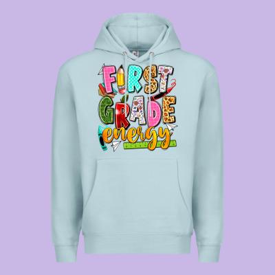 First Grade Energy Premium Hoodie Designed By Texasbilliewilder