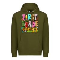 Army Green first grade energy Premium Hoodie - texasbilliewilder