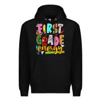 Black first grade energy Premium Hoodie - texasbilliewilder