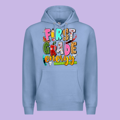 First Grade Energy Premium Hoodie Designed By Texasbilliewilder