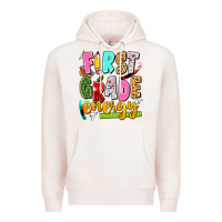 Pale Pink first grade energy Premium Hoodie - texasbilliewilder
