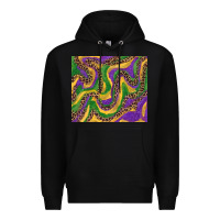 Black mardi gras tumbler Premium Hoodie - RanaPortraitStore
