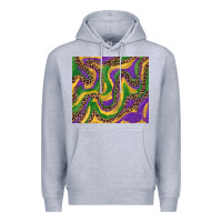 Heather Grey mardi gras tumbler Premium Hoodie - RanaPortraitStore