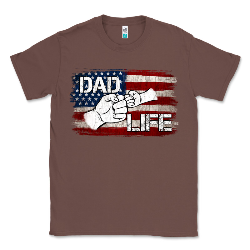 Dad Life With American Flag Classic Tee by Jasminsmagicworld | Teevron