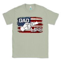 Matcha Dad Life with American Flag Classic Tee - Jasminsmagicworld