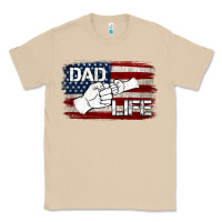 Mushroom Dad Life with American Flag Classic Tee - Jasminsmagicworld