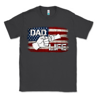 Smoke Dad Life with American Flag Classic Tee - Jasminsmagicworld