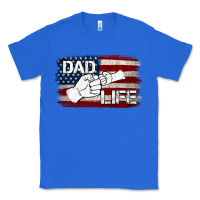 True Royal Dad Life with American Flag Classic Tee - Jasminsmagicworld