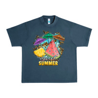 Midnight Navy sweet summer watermelon pineapple fruits Urban Heavy Tee - RanaPortraitStore