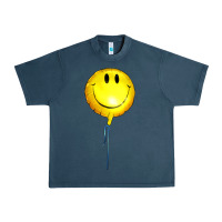 Midnight Navy Balloon smile Urban Heavy Tee - Artiststas