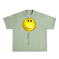 Oil Green Balloon smile Urban Heavy Tee - Artiststas