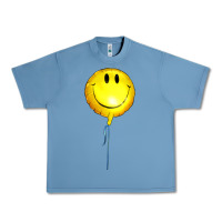 Pebble Blue Balloon smile Urban Heavy Tee - Artiststas