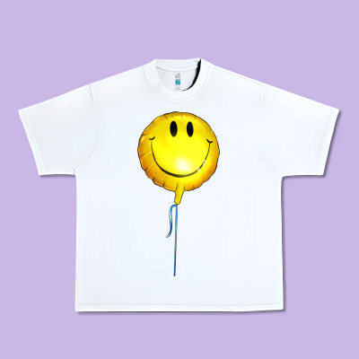 Balloon Smile Urban Heavy Tee Designed By Artiststas