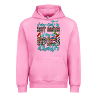 Fuchsia Pink i m not a hot mess i m a spicy disaster Urban Hoodie - Zillion Design Studio