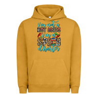 Pigment Peanut Butter i m not a hot mess i m a spicy disaster Urban Hoodie - Zillion Design Studio