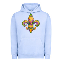 Pigment Grape Ice mardi gras fleur de lis Urban Hoodie - RanaPortraitStore