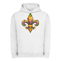 Pigment Lunar Rock mardi gras fleur de lis Urban Hoodie - RanaPortraitStore