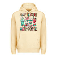 Pina Colada half teacher half coffee Premium Hoodie - texasbilliewilder
